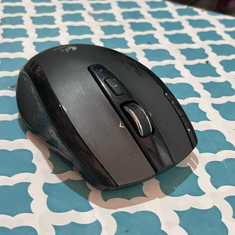 Logitech Black Wireless Mouse with USB Receiver